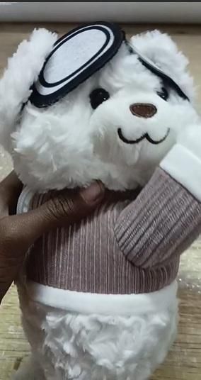 Cute Plush Bear Car Seat Back Tissue Holder