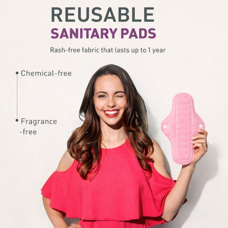 Reusable Sanitary Pads Washable ( PACK OF 4 )