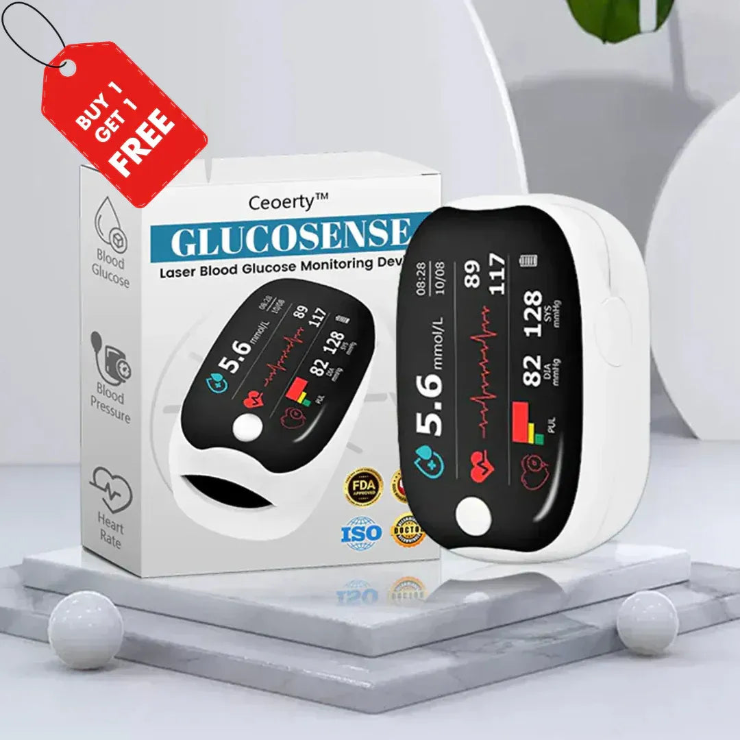 SugarSense Pro™ High-Precision Glucose Monitoring Device - (BUY 1 GET 1 FREE)