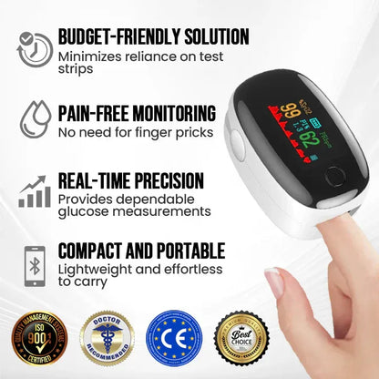 SugarSense Pro™ High-Precision Glucose Monitoring Device - (BUY 1 GET 1 FREE)