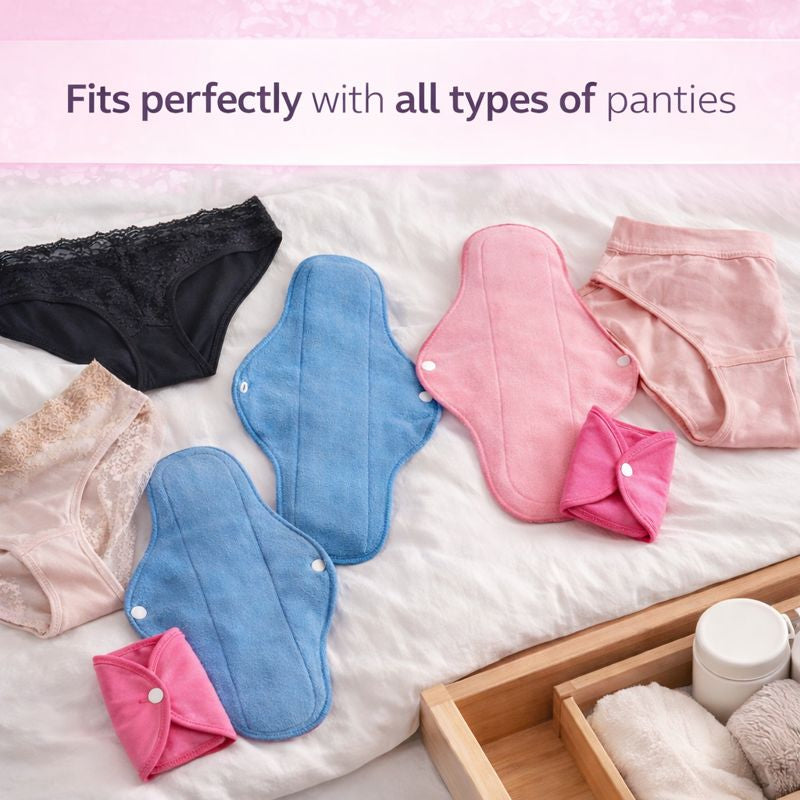 Reusable Sanitary Pads Washable ( PACK OF 4 )